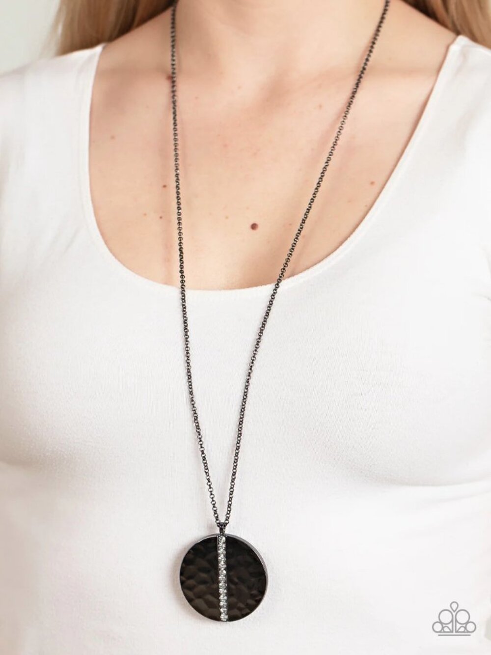 Paparazzi Jewelry Accessories -Token of My Gratitude - Black Necklace - Vintage